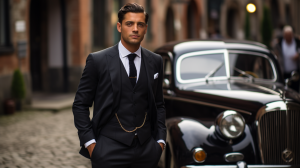 The Sharp Silhouettes of 1940s Mens Suits