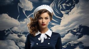 Sailor Chic: Exploring the Allure of Sailor Girl Playsuits in 1940s Fashion